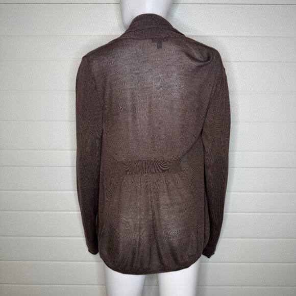 Express Open Front Brown Cardigan – Small - Picture 3 of 6